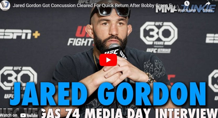 'Really depressed' by Bobby Green no contest, Jared Gordon relieved to get UFC on ESPN 45 short-notice call